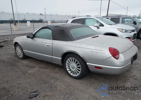 2005 Ford Thunderbird 50Th Anniversary из США, поврежденный, VIN 1FAHP60A35Y109013